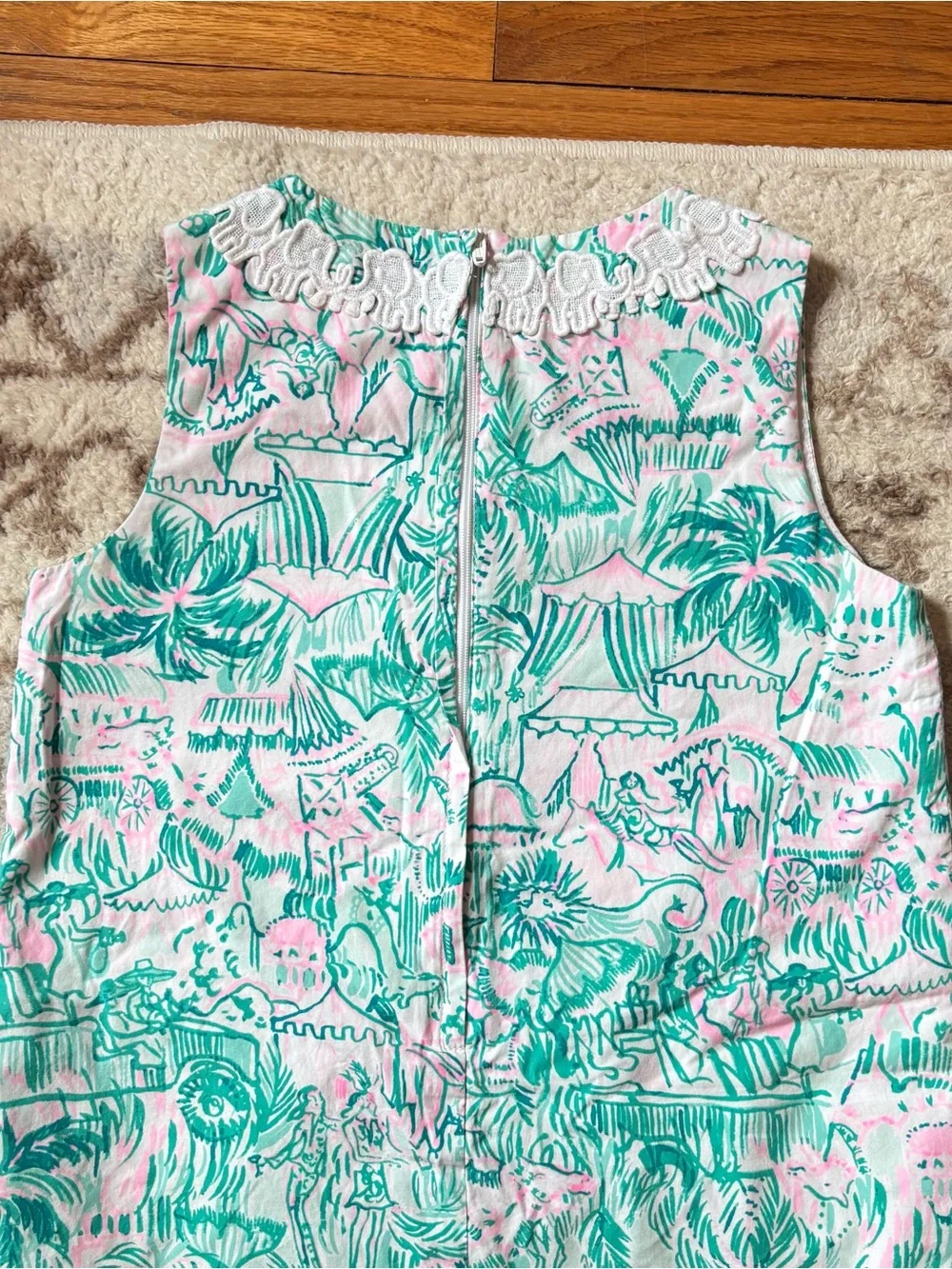 Lilly Pulitzer Little Lilly Girls Classic Shift Dress Bright Colorful Camelflage